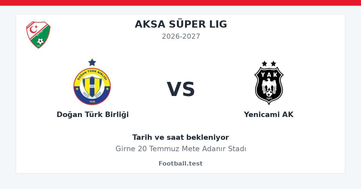 Doğan Türk Birliği - Yenicami AK paylaşım kartı