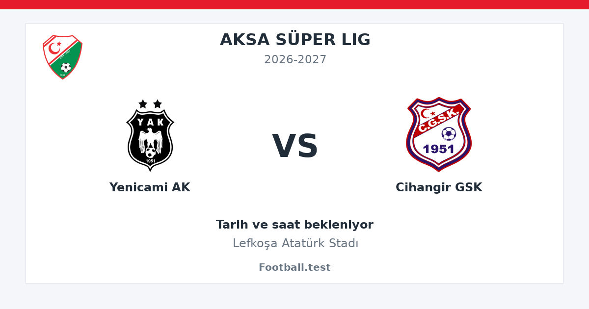 Yenicami AK - Cihangir GSK paylaşım kartı