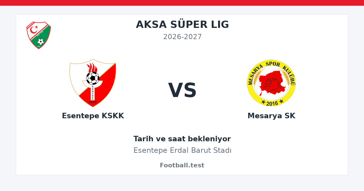 Esentepe KSKK - Mesarya SK paylaşım kartı