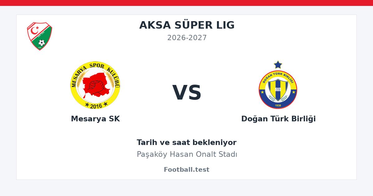 Mesarya SK - Doğan Türk Birliği paylaşım kartı