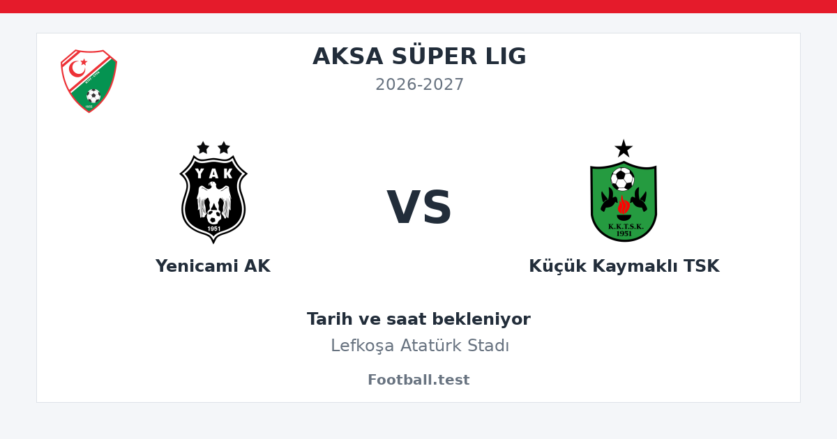 Yenicami AK - Küçük Kaymaklı TSK paylaşım kartı