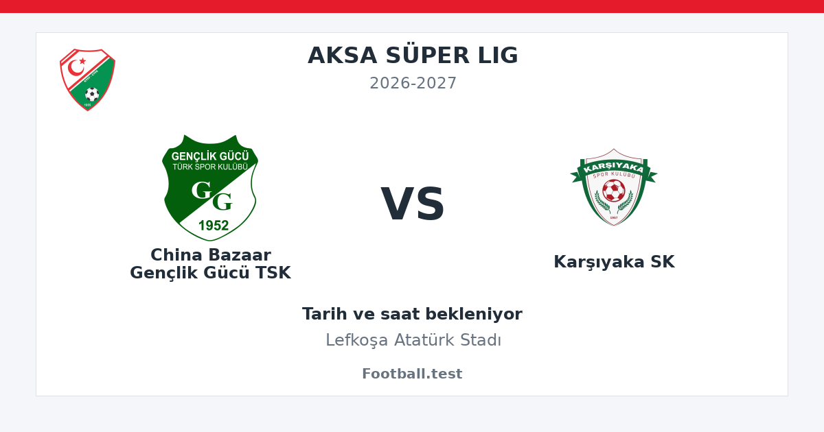 China Bazaar Gençlik Gücü TSK - Karşıyaka SK paylaşım kartı