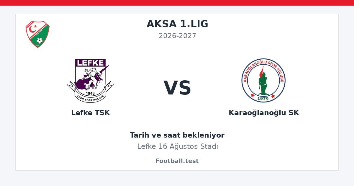 Lefke TSK - Karaoğlanoğlu SK paylaşım kartı