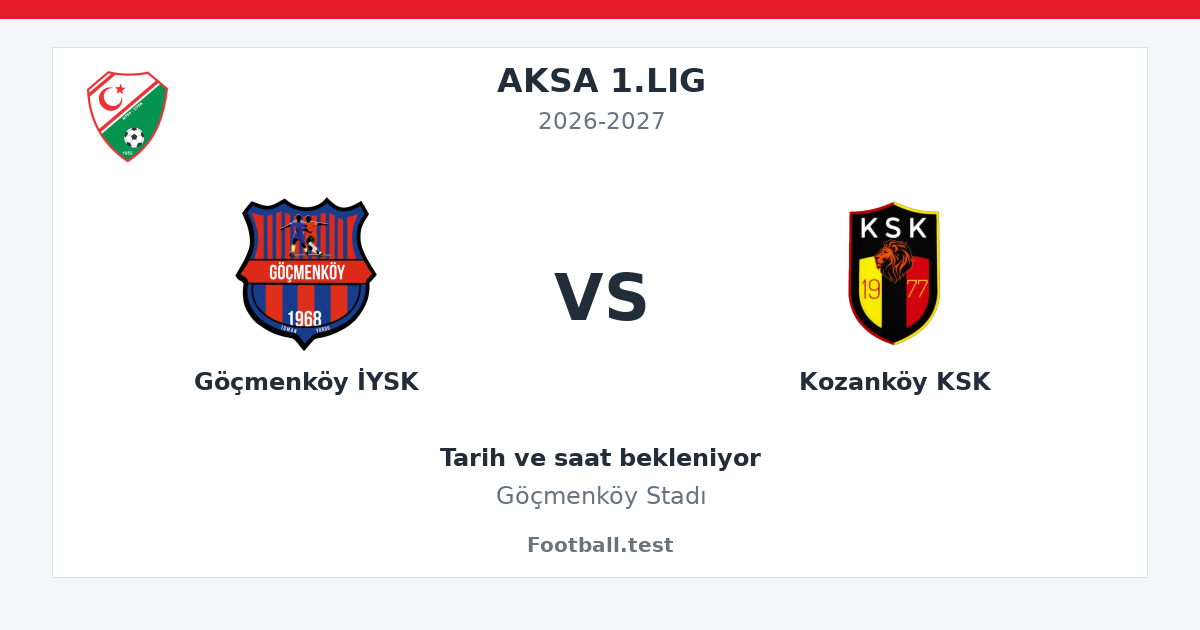 Göçmenköy İYSK - Kozanköy KSK paylaşım kartı