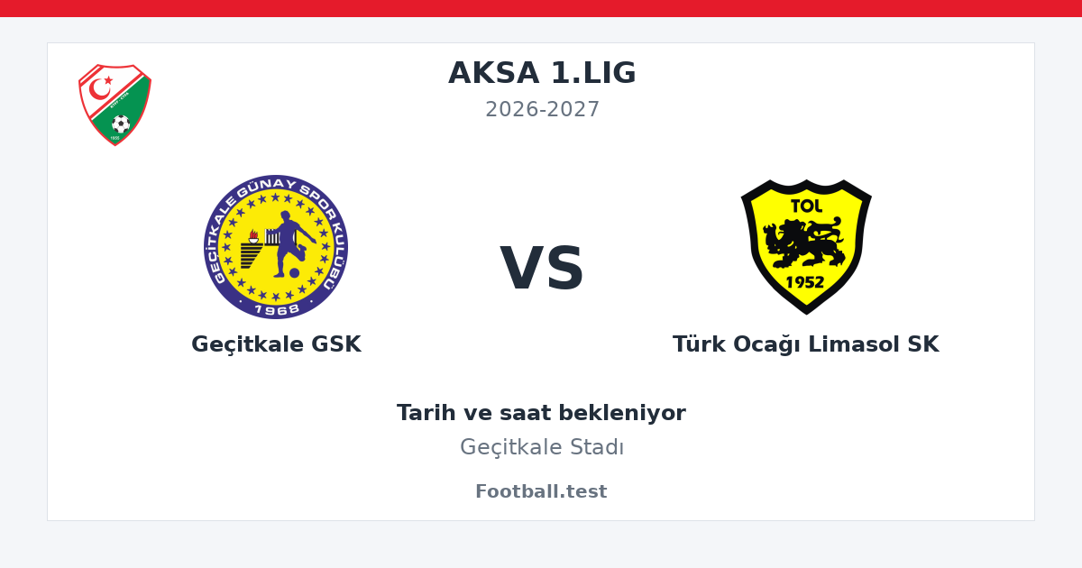 Geçitkale GSK - Türk Ocağı Limasol SK paylaşım kartı