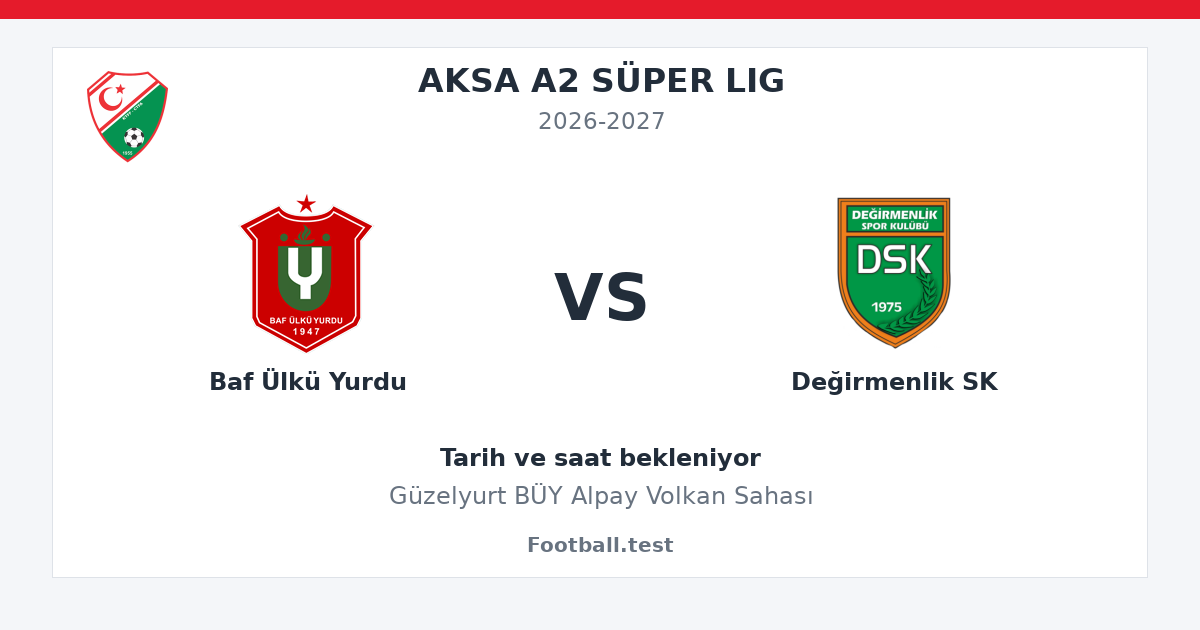 Baf Ülkü Yurdu - Değirmenlik SK paylaşım kartı