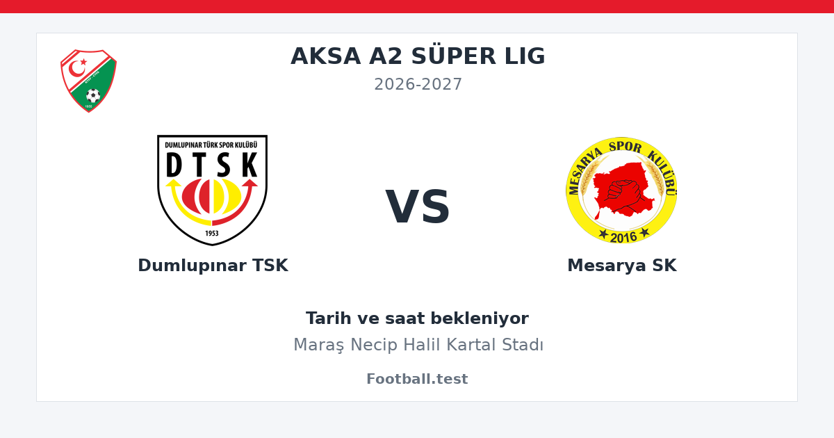 Dumlupınar TSK - Mesarya SK paylaşım kartı