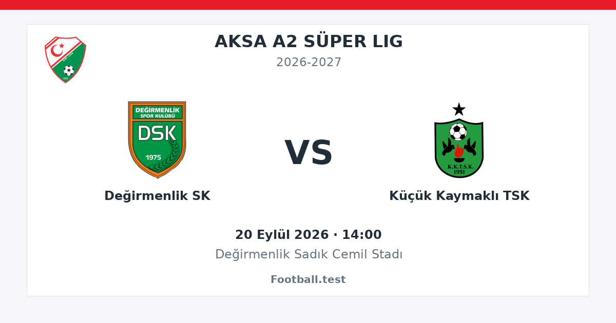 Değirmenlik SK - Küçük Kaymaklı TSK paylaşım kartı