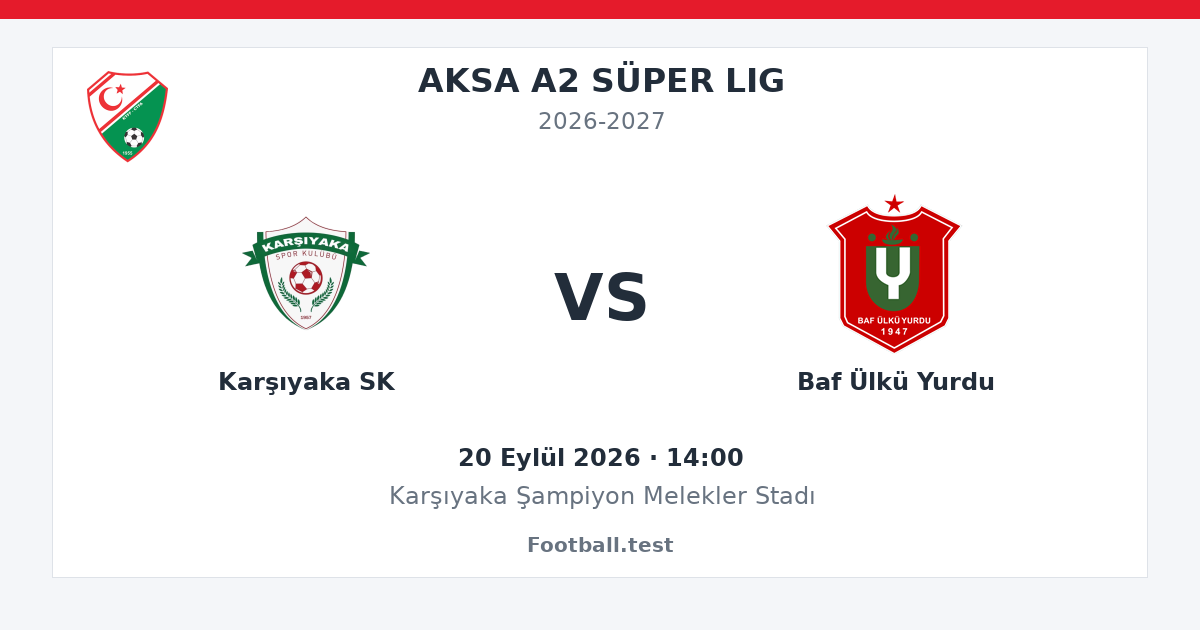 Karşıyaka SK - Baf Ülkü Yurdu paylaşım kartı