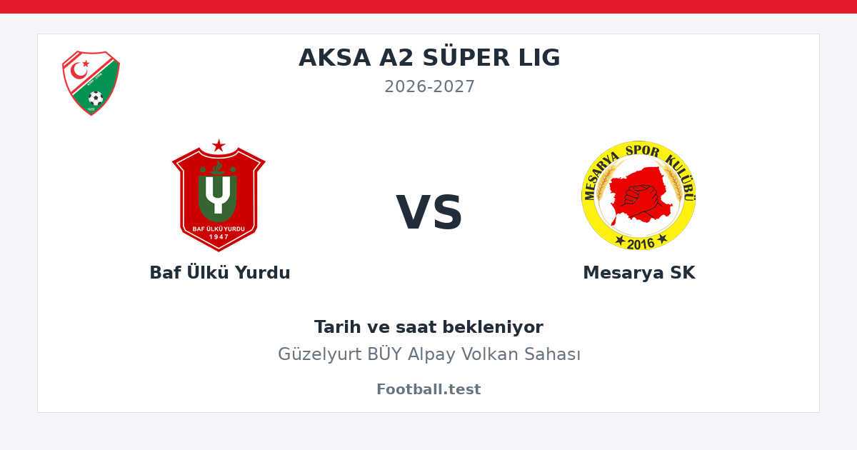 Baf Ülkü Yurdu - Mesarya SK paylaşım kartı