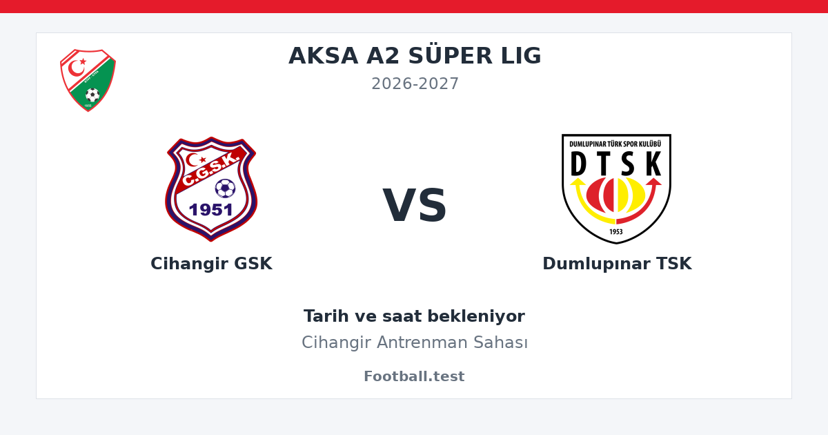 Cihangir GSK - Dumlupınar TSK paylaşım kartı