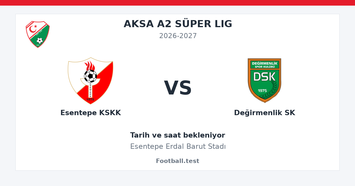 Esentepe KSKK - Değirmenlik SK paylaşım kartı