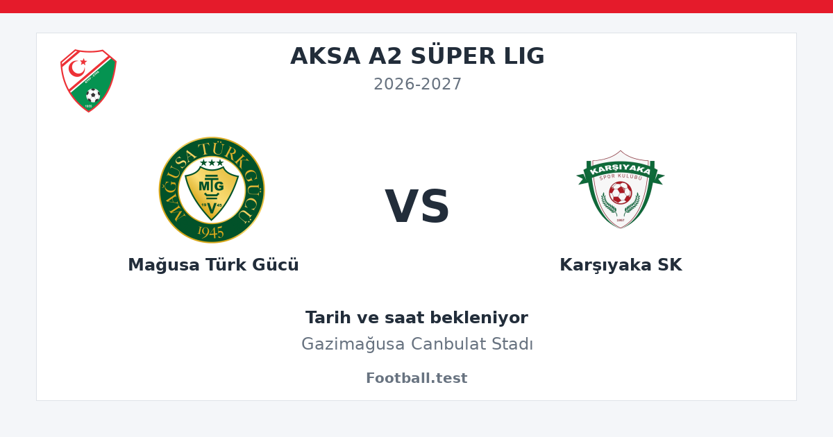 Mağusa Türk Gücü - Karşıyaka SK paylaşım kartı