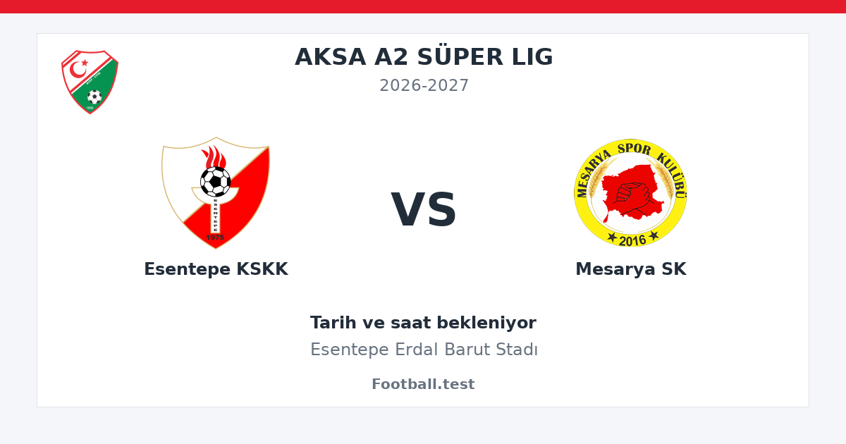 Esentepe KSKK - Mesarya SK paylaşım kartı