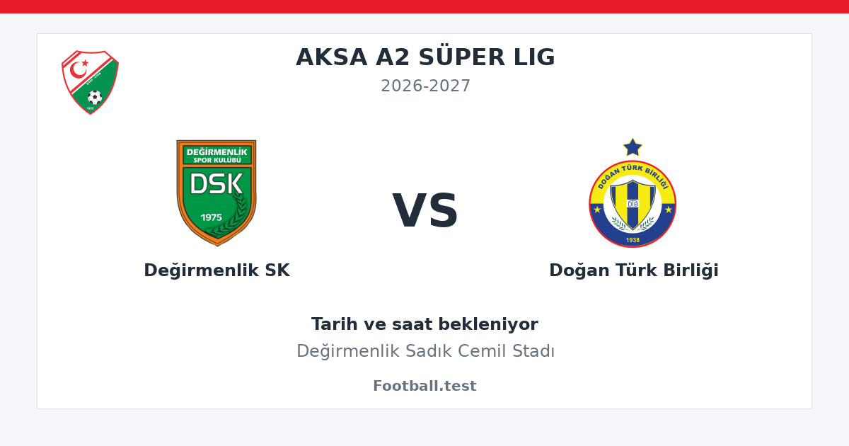 Değirmenlik SK - Doğan Türk Birliği paylaşım kartı