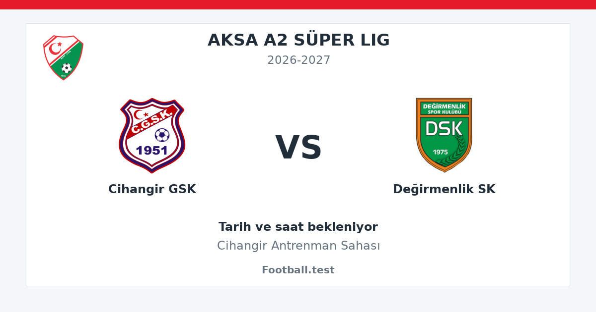 Cihangir GSK - Değirmenlik SK paylaşım kartı