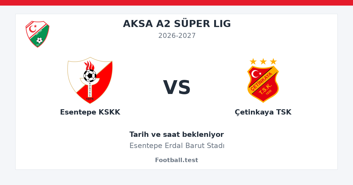 Esentepe KSKK - Çetinkaya TSK paylaşım kartı