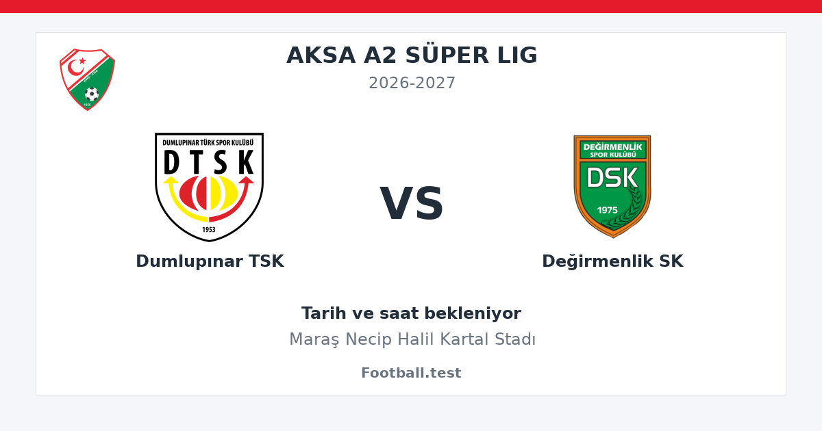 Dumlupınar TSK - Değirmenlik SK paylaşım kartı