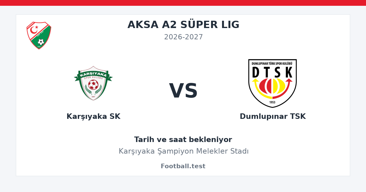 Karşıyaka SK - Dumlupınar TSK paylaşım kartı