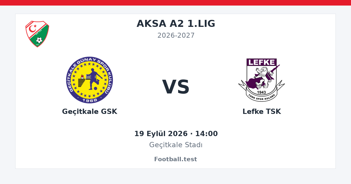 Geçitkale GSK - Lefke TSK paylaşım kartı