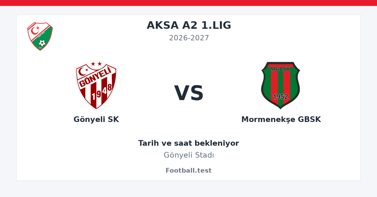 Gönyeli SK - Mormenekşe GBSK paylaşım kartı