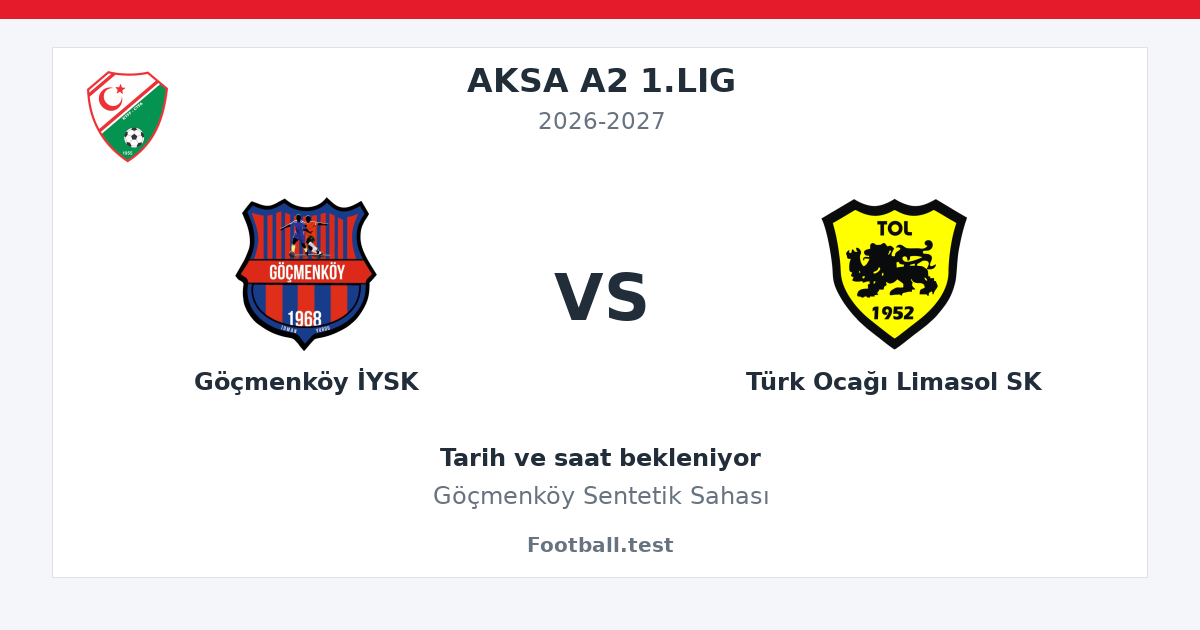Göçmenköy İYSK - Türk Ocağı Limasol SK paylaşım kartı