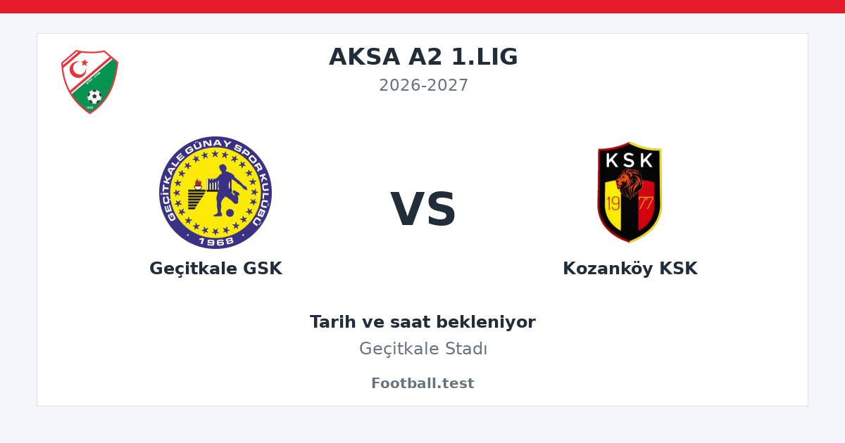 Geçitkale GSK - Kozanköy KSK paylaşım kartı