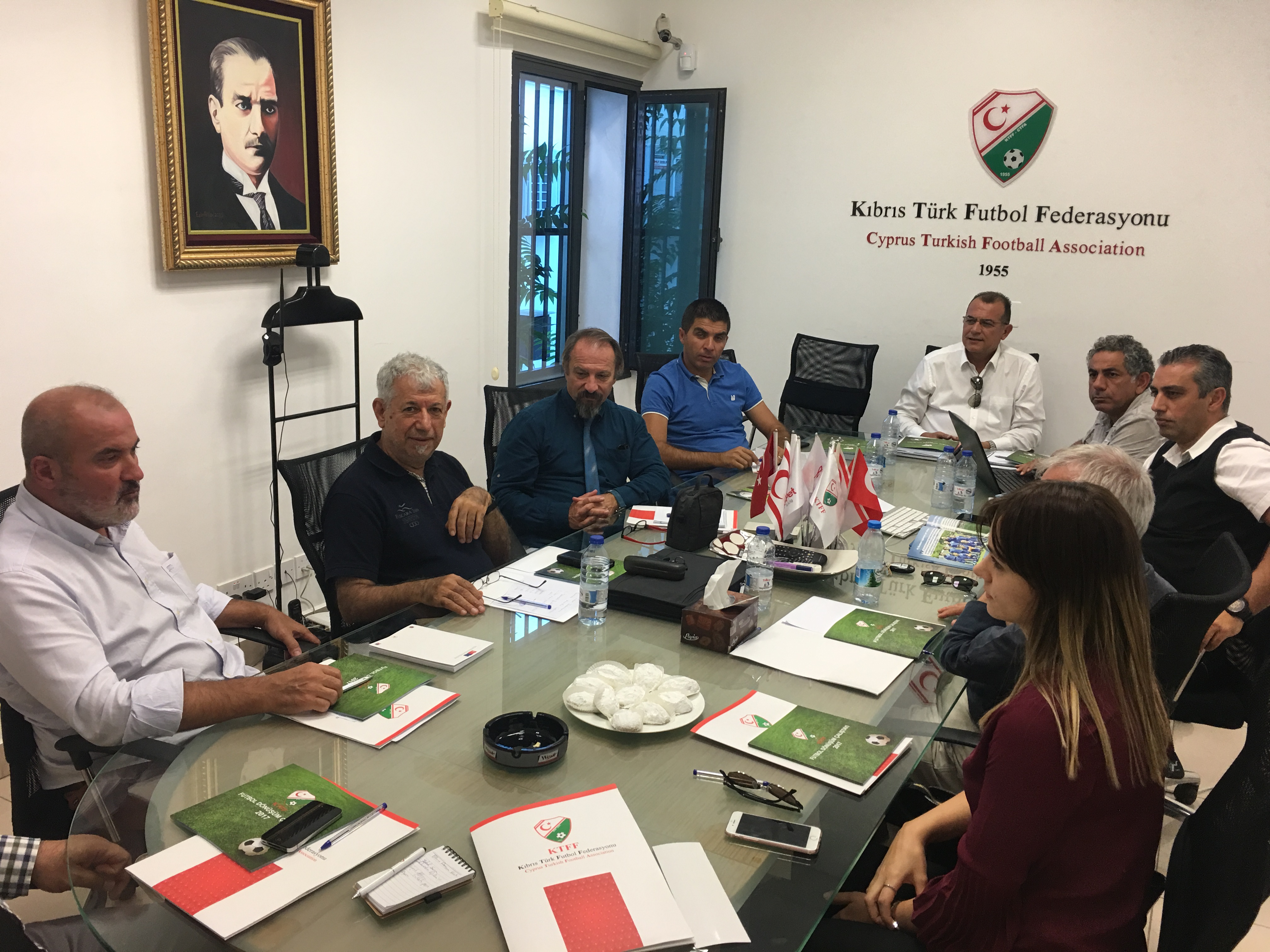Eğitim Üst Kurulu KTFF'de Toplantı Yaptı