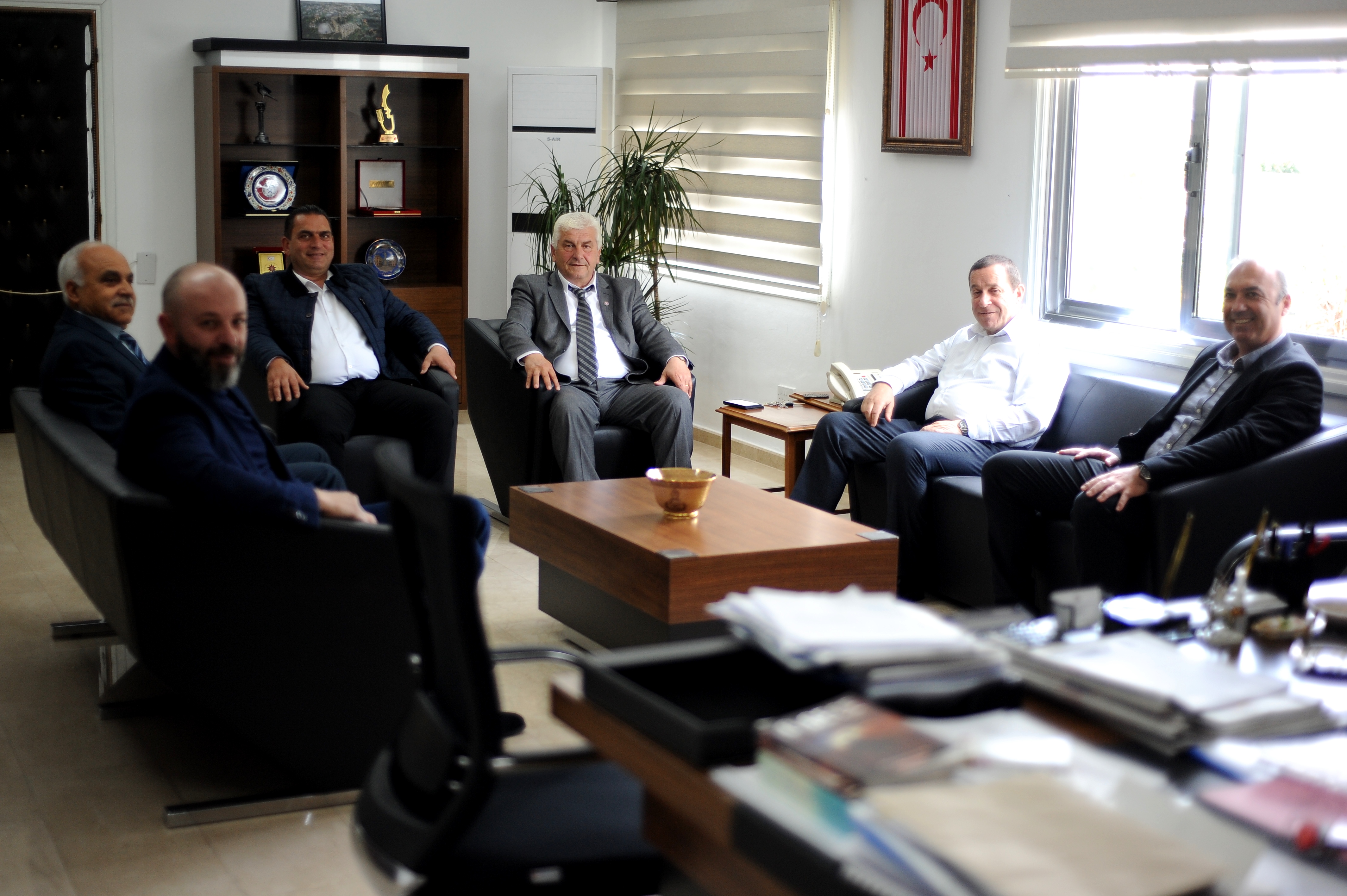 Sertoğlu ve Bıçaklı, Denktaş'ı ziyaret etti