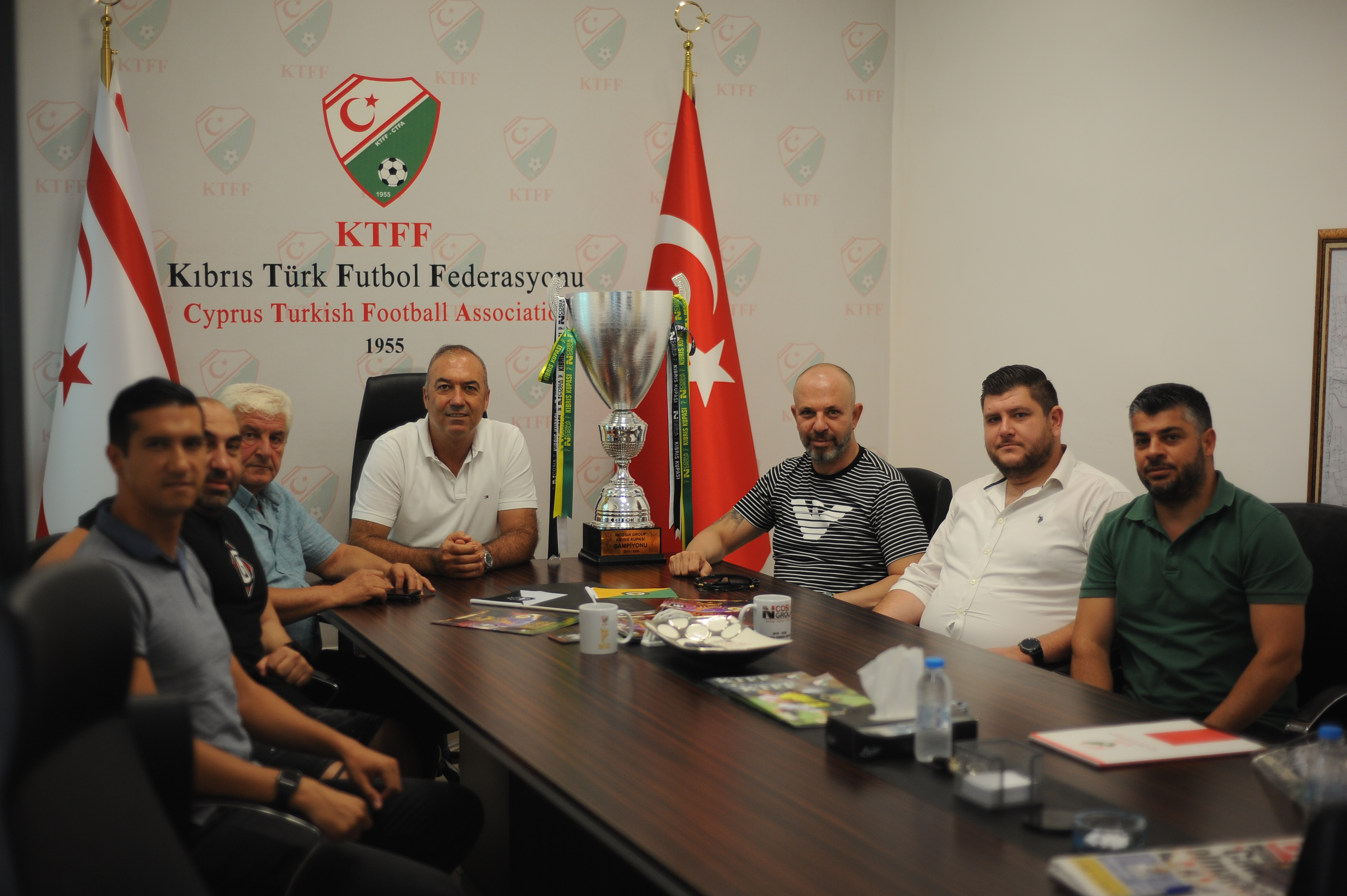 Kıbrıs Kupası finali öncesi başkanlar biraraya geldi
