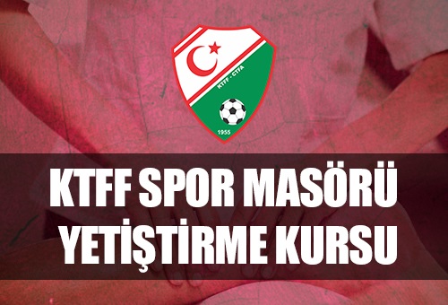 Spor Masörü Yetiştirme Kursu yapılıyor