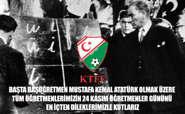 24 Kasım Öğretmenler Günü kutlu olsun