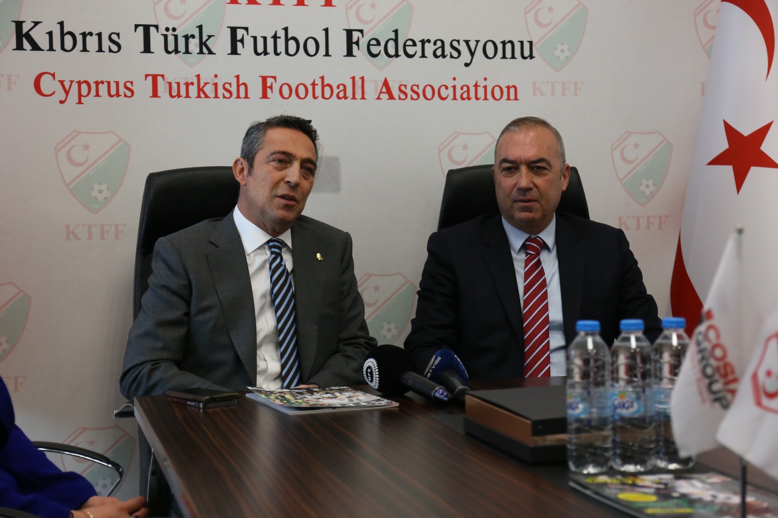 Fenerbahçe Başkanı Ali Koç KTFF'yi ziyaret etti